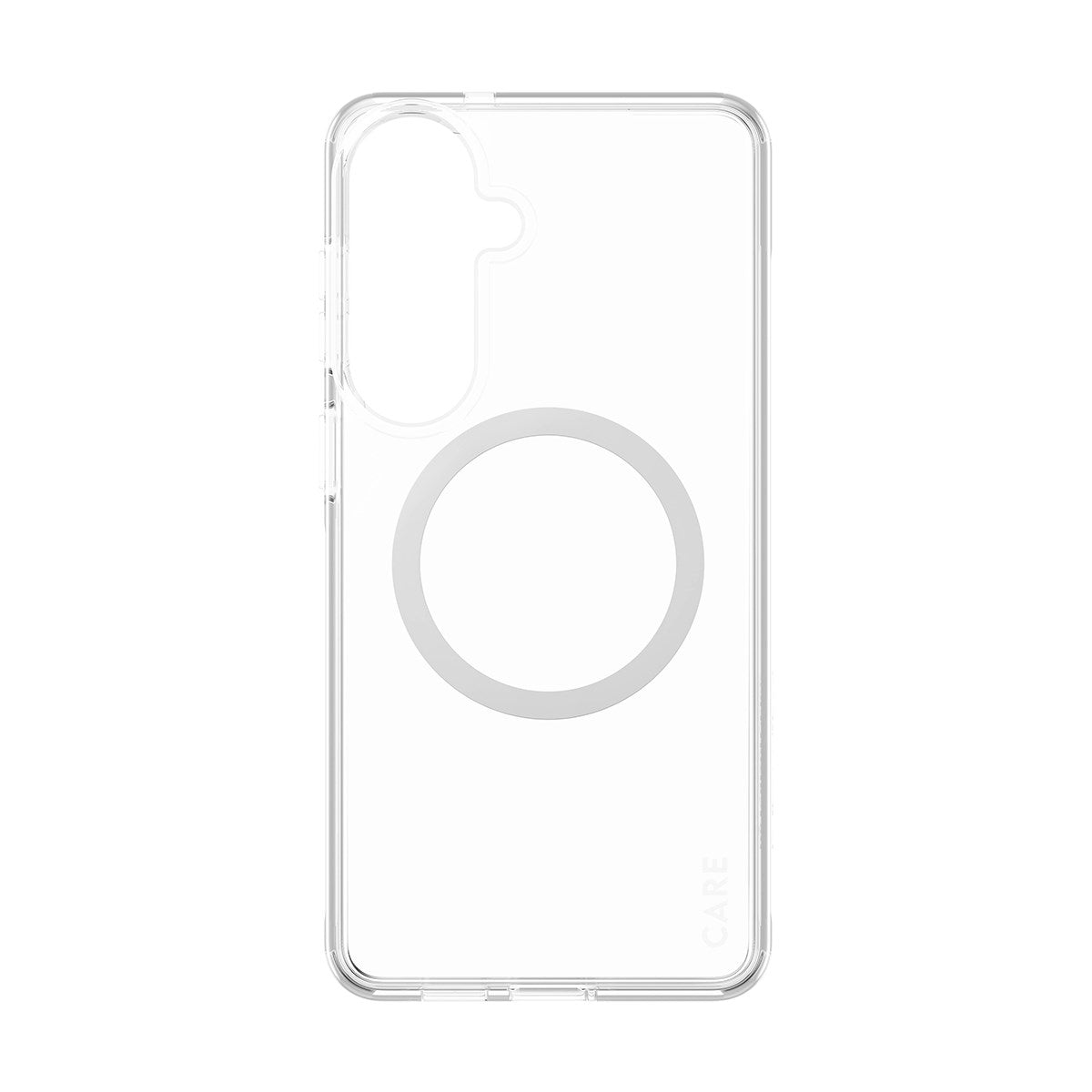 CARE™ by PanzerGlass® Urban Explorer Case Transparent m. Weiss Qi Samsung Galaxy S26+